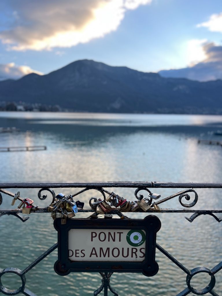Le Pont des amours à Annecy